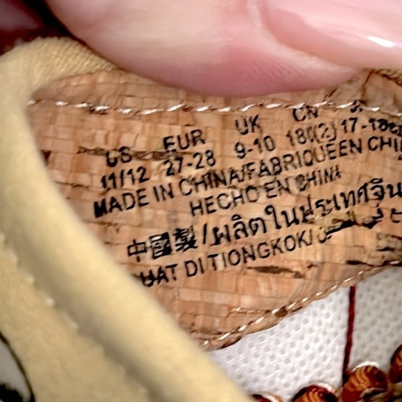 Disney Store Moana Sandals Dress Up Costume Kid's Size 11/12 zip back worn once - Picture 9 of 10